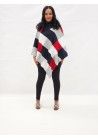 Cable-Knit Poncho